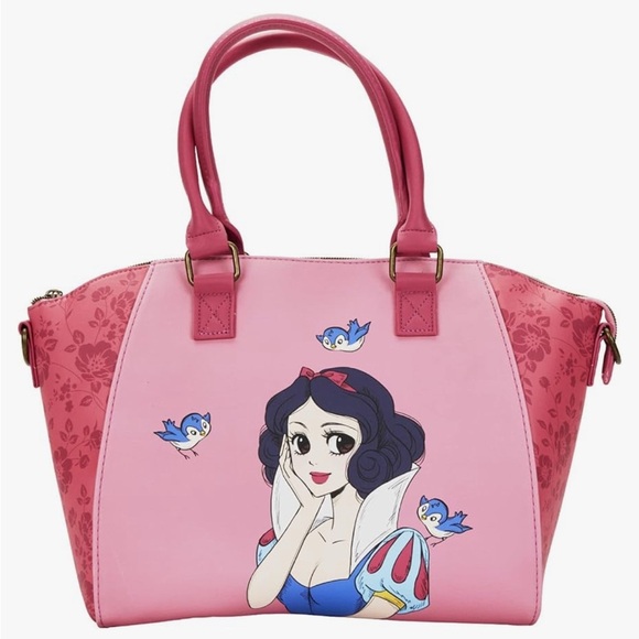 Loungefly Disney Snow White Bird Friends Crossbody Satchel Handbag Purse NWT​